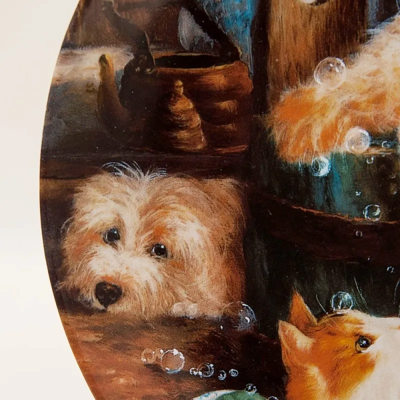 Коллекционная Тарелка «Забавное купание» Фарфор, Vohenstrauss Германия -1992 год.