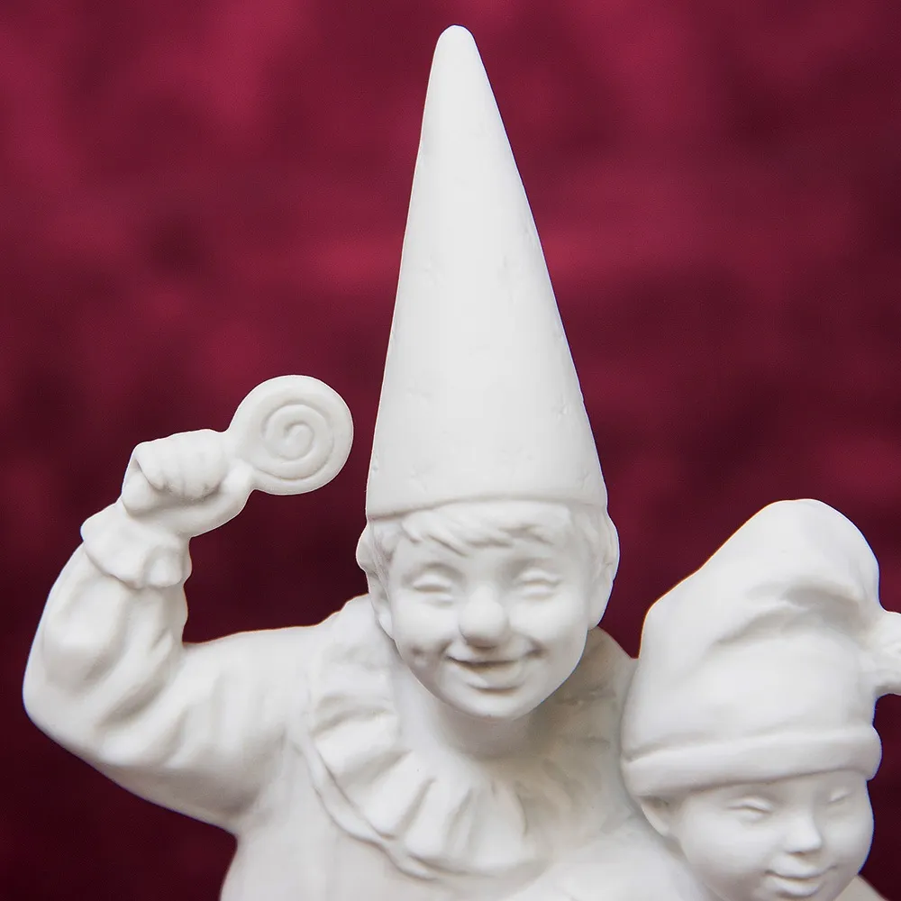 Коллекционная Авторская Статуэтка «Смех и Радость» из серии «Детский Утренник», фарфор ИФЗ, Россия.