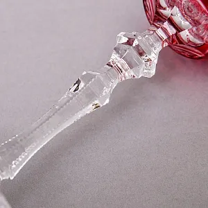 Розовый Бокал для Вина, серия «Berlin», Цветной Хрусталь JOSKA BODENMAIS, Германия 70 гг.