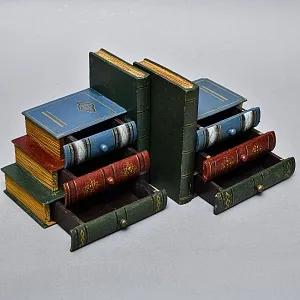 Букенды - Держатели - Ограничители - Подставка для книг «Антикварные книги», Германия, 60-е гг. 