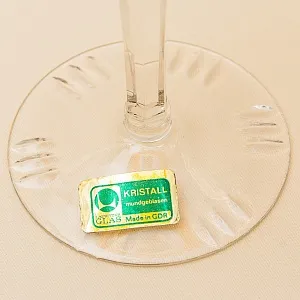 Набор Бокалы + Рюмки  из Цветного Хрусталя, Lauzrits, ГДР, Германия, 70 -е годы ХХ века.