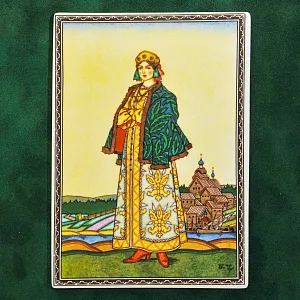 Картина - Панно - Фарфоровая Плакетка «Борис Годунов - Татьяна», Villeroy&Boch. Германия - 1982 год.