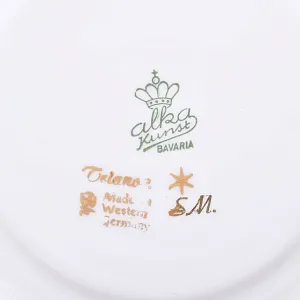 Фарфоровая Бисквитница с блюдцем  - Баночка с крышкой, Kaiser Германия,  1956-1960 годы.