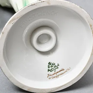 Антикварная Фарфоровая статуэтка «Обнаженная девушка на шаре», Rosenthal Германия - 1935 год. 