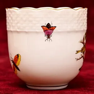 Коллекционная Кофейная пара «ROTHSHILD BIRDS», Фарфор Herend Венгрия, вторая половина ХХ века.