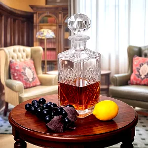 Редкость! Хрустальный Графин - Штоф «GOLF», Англия, 70 -е годы ХХ века.