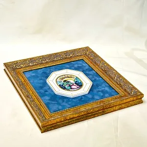 Картина - Панно - Фарфоровая Плакетка «Пер Гюнт и Солвейг», Villeroy & Boch. Германия - 1980 год.