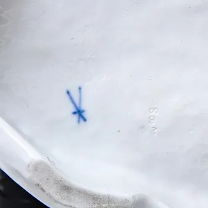 Редкость! Коллекционная Фарфоровая статуэтка «ПОРТРЕТ», Edme Samson et Cie Франция, 1940 - 1969 годы. 