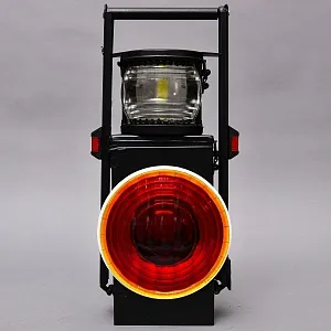 Большой Винтажный Железнодорожный Сигнальный Вагонный Фонарь, СССР - 1977 год.