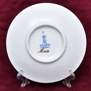 Коллекционная Кофейная Пара из коллекции «Motette», фарфор KAISER Германия, 1979 - 1990 годы.