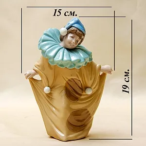 Коллекционная Фарфоровая статуэтка «Клоун - Мечты о цирке»  NAO by Lladro, Daisa, Испания -1988 год.