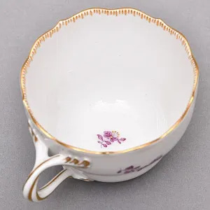 Фарфоровый Чайный Сервиз «Индийские цветы» на 6-ть персон, MEISSEN / МЕЙСЕН Германия. 