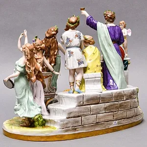 Редкость! Коллекционная Фарфоровая статуэтка «ТРИУМФ», Scheibe-Alsbach Германия, 1962 - 1972 годы. 