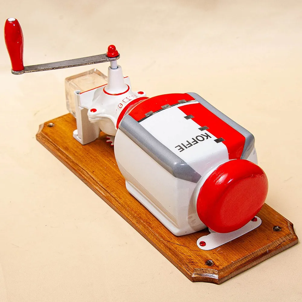 Винтажная Настенная Ручная Кофемолка в стиле АРТ-Деко, Голландия PeDe, середина ХХ века..