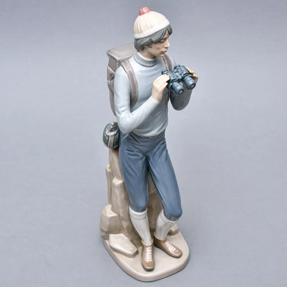 Коллекционная Фарфоровая статуэтка «ПУТЕШЕСТВЕННИК», Lladro / Лядро Испания.