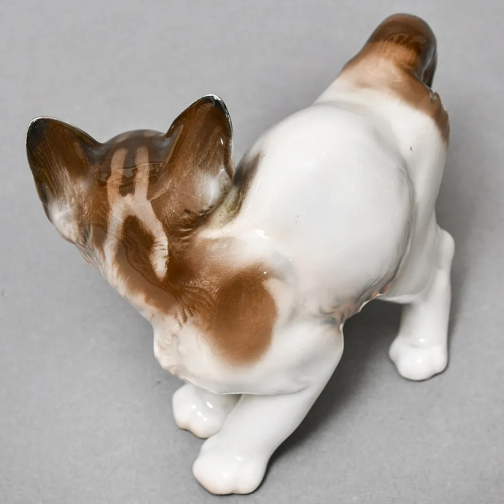 Коллекционная Фарфоровая статуэтка «Котенок», ROSENTHAL Германия, 1919 - 1934 годы. 