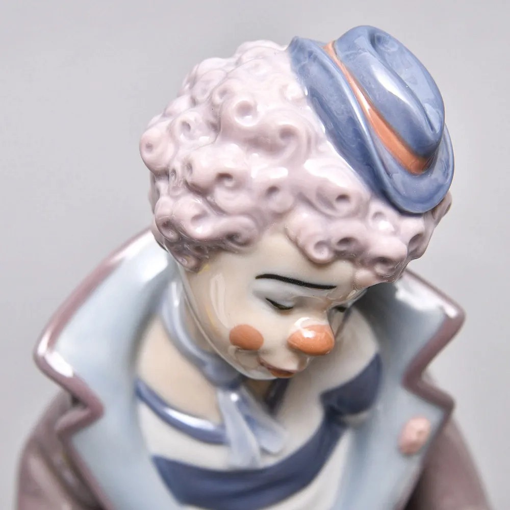 Коллекционная Фарфоровая статуэтка «Сюрприз - Клоун с собаками», Lladro Испания.