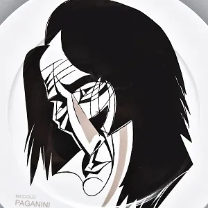 Большое Авторское Настенное Блюдо - Тарелка «Niccolò Paganini», Rosenthal Studio Line, Германия -2000 год. 