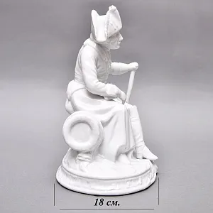 Коллекционная статуэтка «Старый Фриц. Король Пруссии Фридрих II», Фарфор, Neundorf Германия.