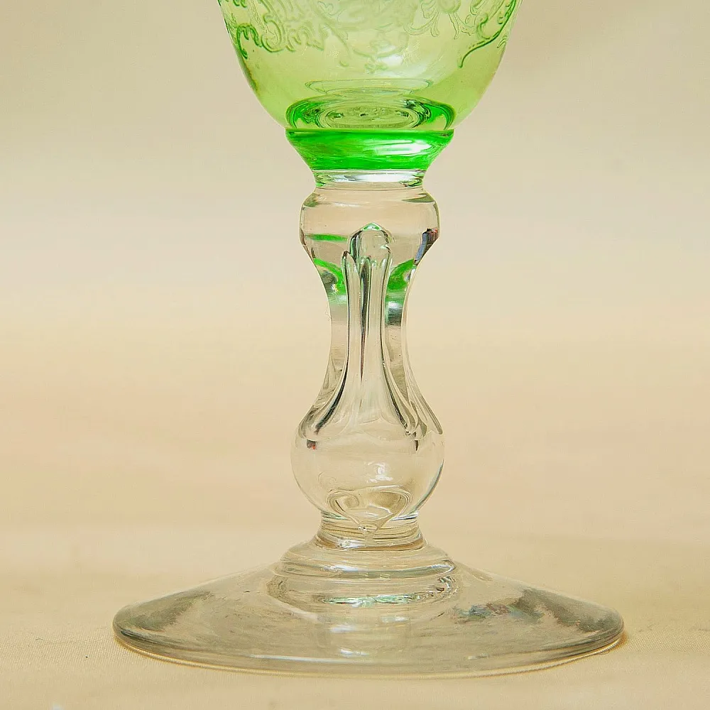 Антикварный Набор - Хрустальные Бокалы для вина «MICADO», Saint Louis. Франция, начало ХХ века.