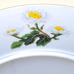 Коллекционная Тарелка - Блюдо «Ноябрь» - «Щеглы и Астры» Фарфор, Franklin Mint Япония, 1979 год.