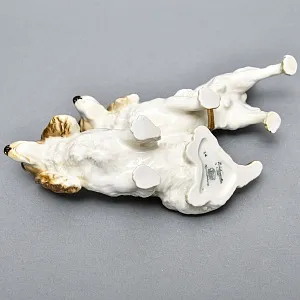 Фарфоровая Статуэтка Пара Собак, «СПАНИЕЛИ», Hutschenreuther,  Германия -1965 год.