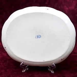 Большое Сервировачное Фарфоровое Блюдо «APPONYI PURPUR», HEREND, Венгрия.