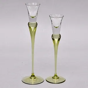 Редкость! Пара Подсвечников серия «Papyrus», Хрусталь Rosenthal Studio Line, Германия -1960 -1969 годы. 