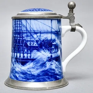 Коллекционная Пивная Кружка «Барк „Фюрст Бисмарк“ в Ревущих Сороковых», Berlin Design Германия -1979 год.