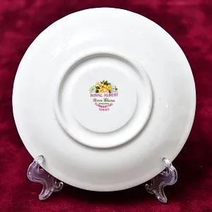 Коллекционная Фарфоровая Кофейная пара «ЛЕТО», ROYAL ALBERT Англия, вторая половина ХХ века.