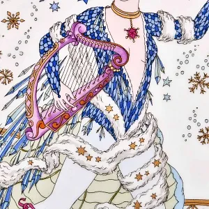  Коллекционная Тарелка - Настенное Блюдо «Времена года. Зима», Фарфор Hutschenreuther Германия - 1978 год.