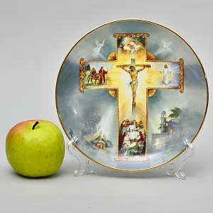 Авторская Фарфоровая тарелка «Жизнь Христа», Royal Doulton Великобритания, 80-е годы ХХ века.