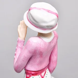 Коллекционная Фарфоровая статуэтка «Девушка в розовом платье», WALLENDORF Германия.