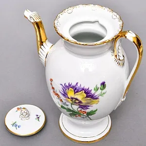 Фарфоровый Чайный Сервиз на 6-ть персон «Мейсенский букет», MEISSEN Германия, 1924 - 1934 годы.