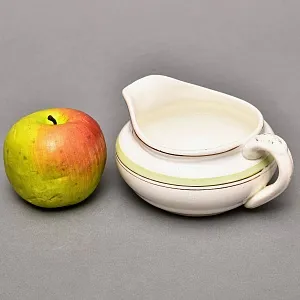 Большой Винтажный Соусник, Фаянс Конаково, ЗИК СССР -1957г.