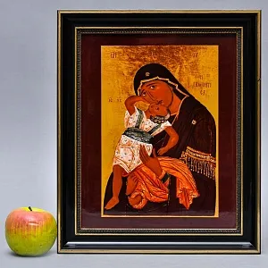 Редкость! Фарфоровая Икона - Картина - Пласт «МАДОННА ПЕЛАГОНИТИССА», Villeroy&Boch Германия.