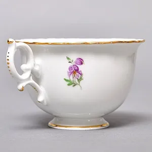 Чайный набор «Мейсенский букет» на 6 персон, Фарфор MEISSEN Германия, 1924 - 1934 годы. 