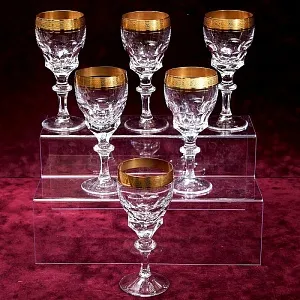 Хрустальные Бокалы для Вина «Concorde», Theresienthal Германия, 60 -е годы ХХ века.