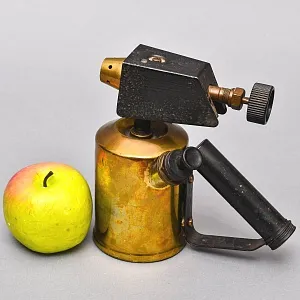 Редкость! Винтажная Бензиновая Горелка - Паяльная Латунная Лампа, Германия -50 гг.