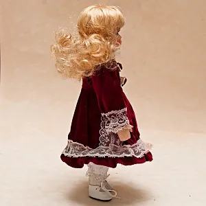 Коллекционная фарфоровая кукла №9 Бельгия Н - 27 см.