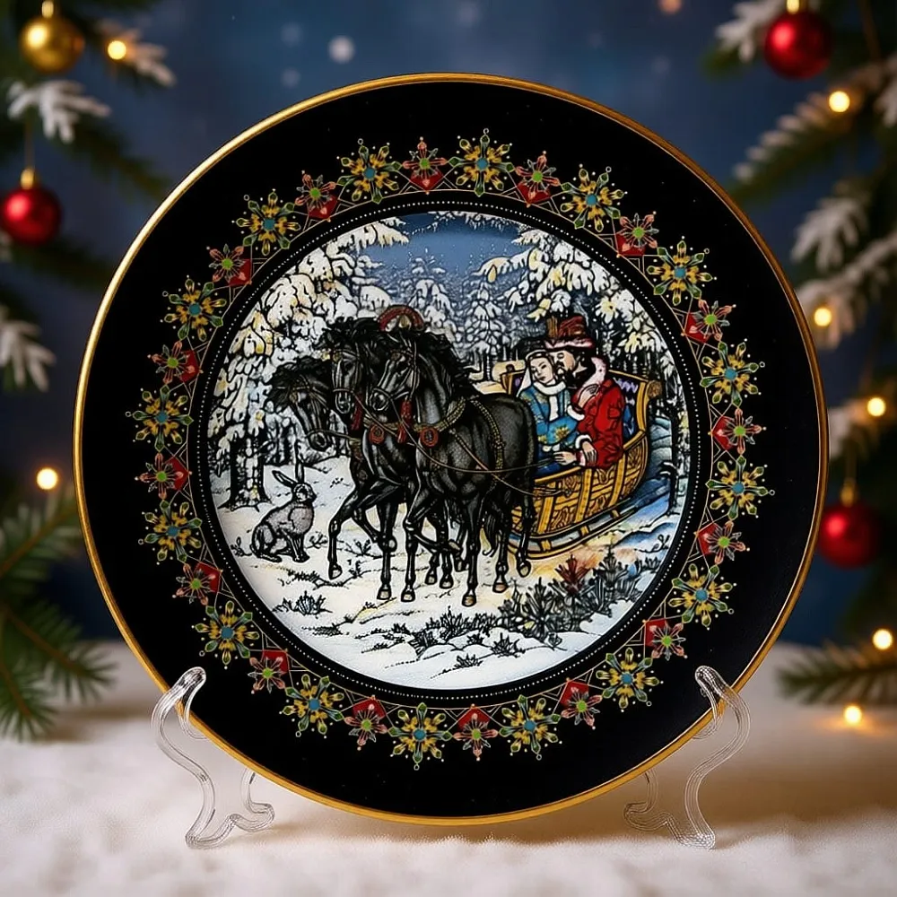 «МОРОЗКО» - Коллекционная Тарелка «Русские Сказки»  Фарфор, Villeroy&Boch Германия -1986 год.