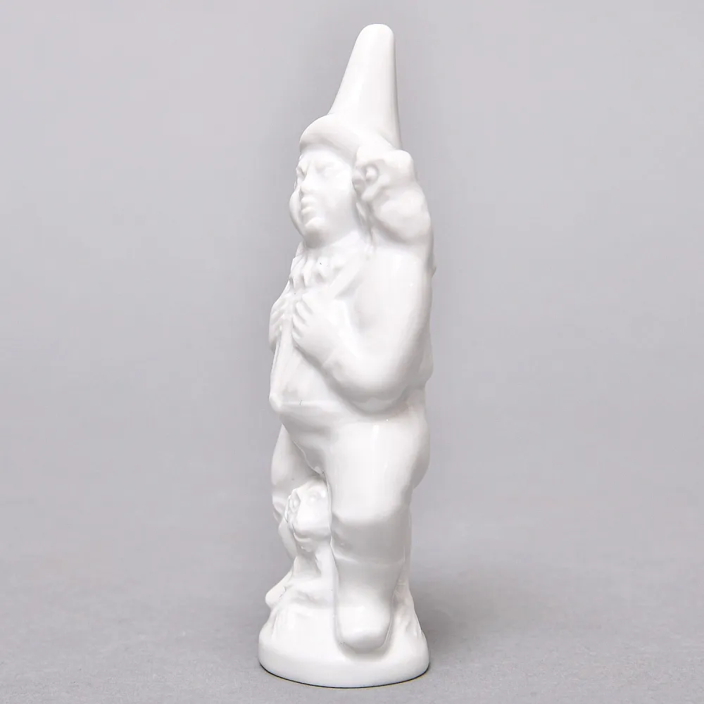 Коллекционная Фарфоровая статуэтка «Клоун с совой и обезьяной», MEISSEN /МЕЙСЕН Германия.