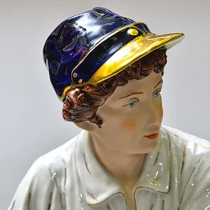 Большая Фарфоровая Статуэтка «Юноша Водонос» ROYAL DUX BOHEMIA, Чехословакия -1957 год.