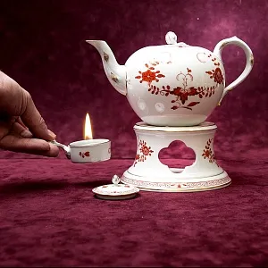 Чайный Сервиз «Индийский цветок» на 6-ть персон Фарфор MEISSEN / МЕЙСЕН Германия.