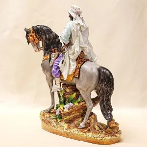 Редкая!!! Большая Фарфоровая Cтатуэтка «АРАБСКИЙ ВОИН» Shheibe - Alsbach Германия -1962год.