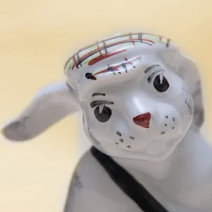 Фарфоровая Статуэтка «Заяц-хулиган» СССР Дулево -70 -е годы ХХ века.