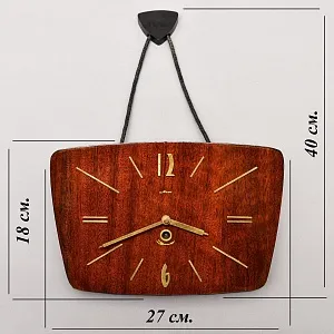 Редкость! Механические Настенные Часы «МАЯК» в деревянном корпусе - СССР - 1965 год.