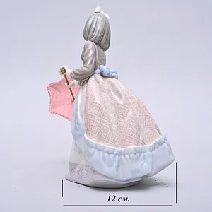 Коллекционная Фарфоровая статуэтка «Девочка с кружевным зонтиком. Джулия», Lladro Испания.