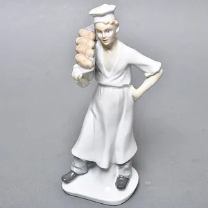 Коллекционная Фарфоровая статуэтка «ПЕКАРЬ», Grafenthal Германия, 1985 - 1990 года.