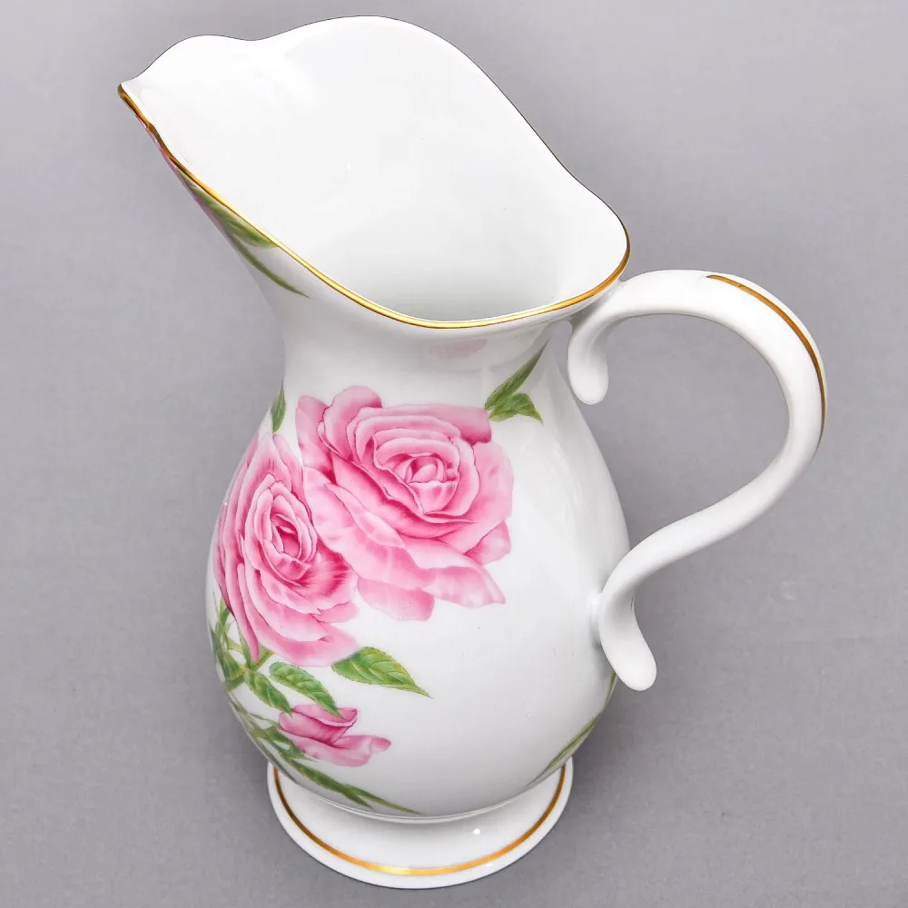 Винтажный Фарфоровый Кувшин «Роза Живанши», Franklin Porcelain США - 1986 год.